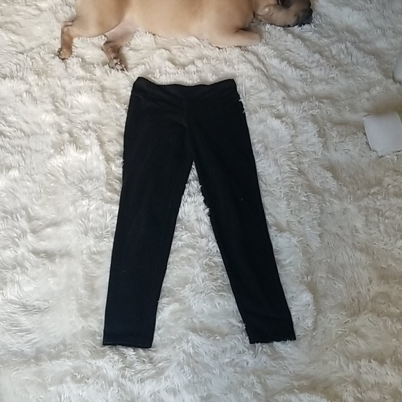 Girls black yoga pants - Picture 1 of 3